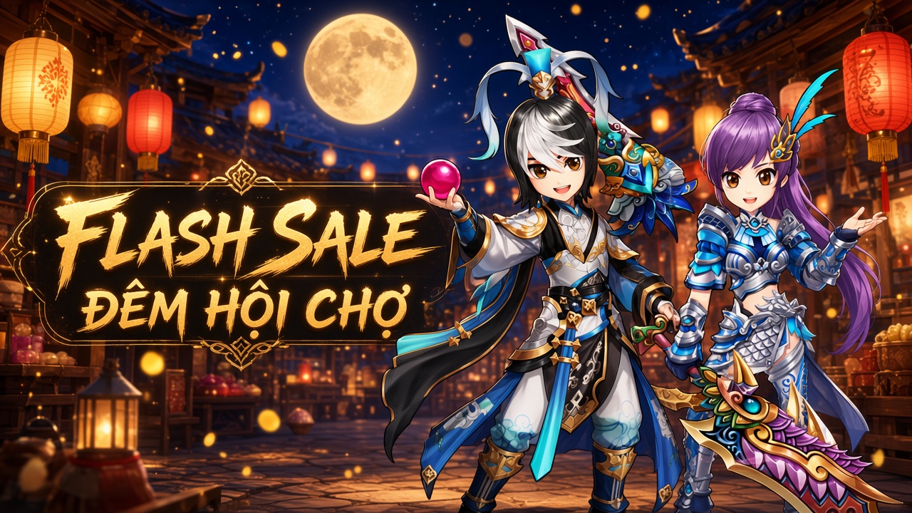Flash Sale Đêm hội chợ — 7 ngày giá vàng